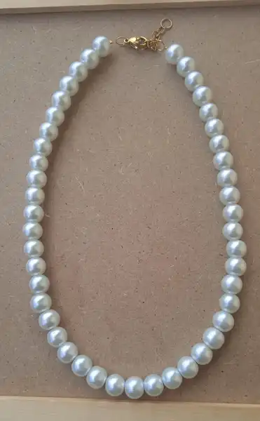 Collar en perla sencillo